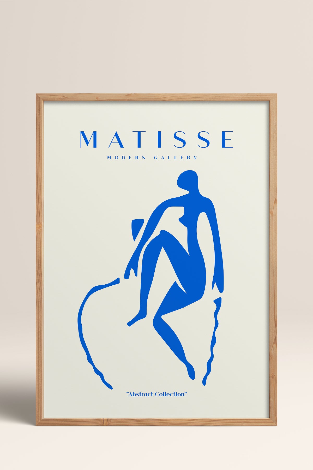 HOMEPACK Ahşap Çerçeveli Tablo Çerçeveli Poster Sanatsal Modern Duvar Dekoru MATISSE-05