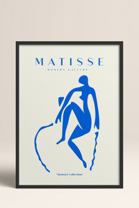 HOMEPACK Ahşap Çerçeveli Tablo Çerçeveli Poster Sanatsal Modern Duvar Dekoru MATISSE-05