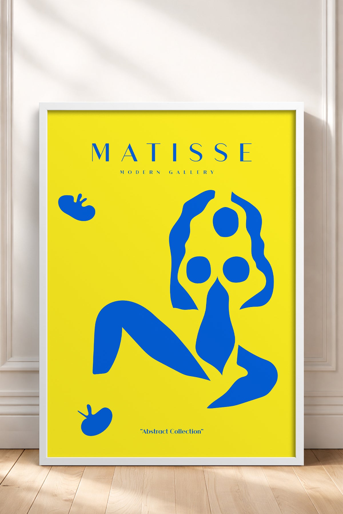HOMEPACK Ahşap Çerçeveli Tablo Çerçeveli Poster Sanatsal Modern Duvar Dekoru MATISSE-06