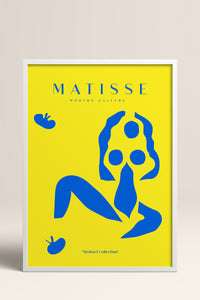 HOMEPACK Ahşap Çerçeveli Tablo Çerçeveli Poster Sanatsal Modern Duvar Dekoru MATISSE-06