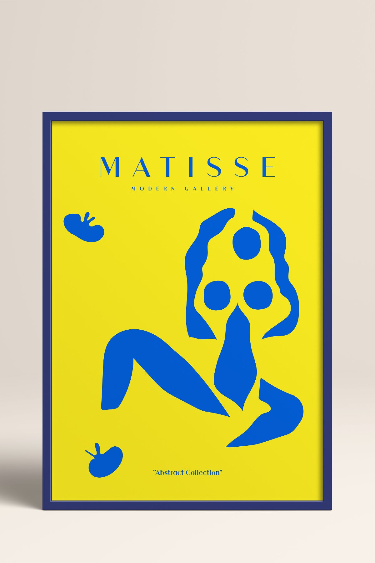 HOMEPACK Ahşap Çerçeveli Tablo Çerçeveli Poster Sanatsal Modern Duvar Dekoru MATISSE-06