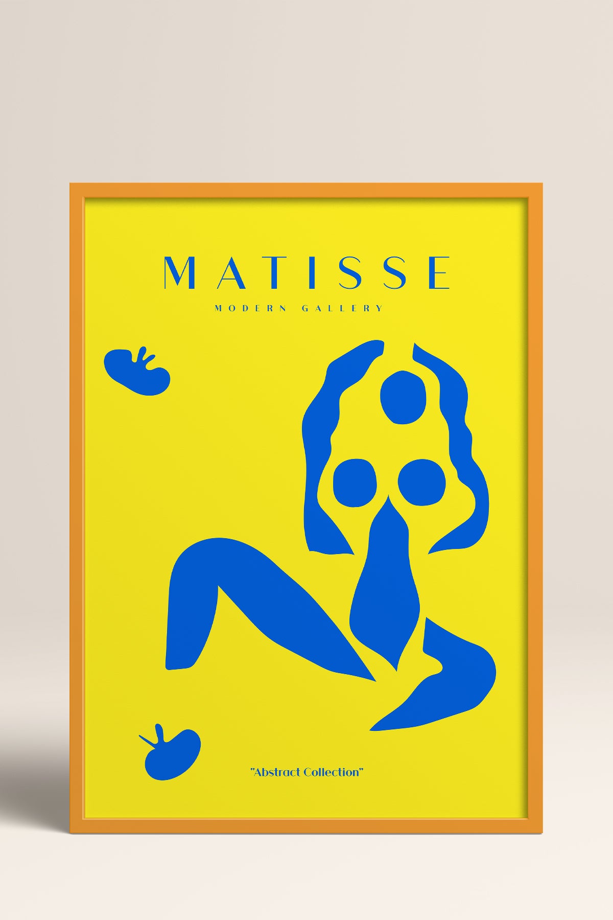 HOMEPACK Ahşap Çerçeveli Tablo Çerçeveli Poster Sanatsal Modern Duvar Dekoru MATISSE-06