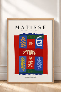 HOMEPACK Ahşap Çerçeveli Tablo Çerçeveli Poster Sanatsal Modern Duvar Dekoru MATISSE-07