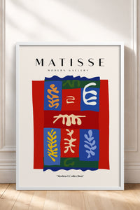 HOMEPACK Ahşap Çerçeveli Tablo Çerçeveli Poster Sanatsal Modern Duvar Dekoru MATISSE-07