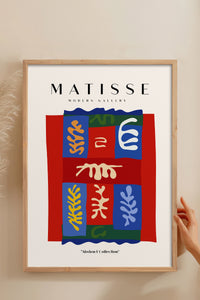 HOMEPACK Ahşap Çerçeveli Tablo Çerçeveli Poster Sanatsal Modern Duvar Dekoru MATISSE-07