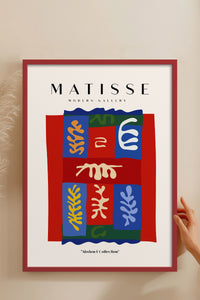 HOMEPACK Ahşap Çerçeveli Tablo Çerçeveli Poster Sanatsal Modern Duvar Dekoru MATISSE-07