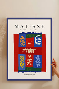 HOMEPACK Ahşap Çerçeveli Tablo Çerçeveli Poster Sanatsal Modern Duvar Dekoru MATISSE-07