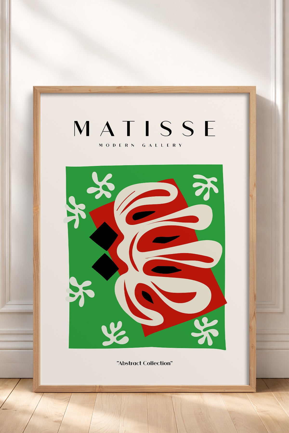 HOMEPACK Ahşap Çerçeveli Tablo Çerçeveli Poster Sanatsal Modern Duvar Dekoru MATISSE-08