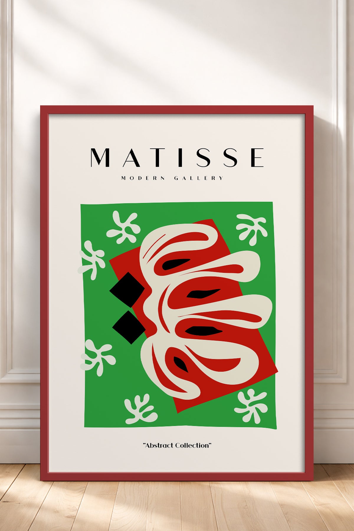 HOMEPACK Ahşap Çerçeveli Tablo Çerçeveli Poster Sanatsal Modern Duvar Dekoru MATISSE-08