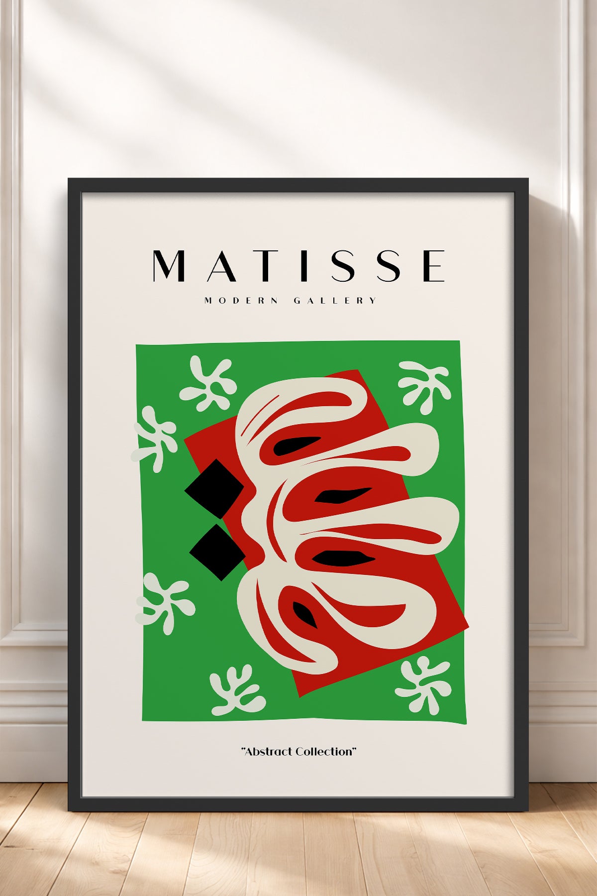 HOMEPACK Ahşap Çerçeveli Tablo Çerçeveli Poster Sanatsal Modern Duvar Dekoru MATISSE-08