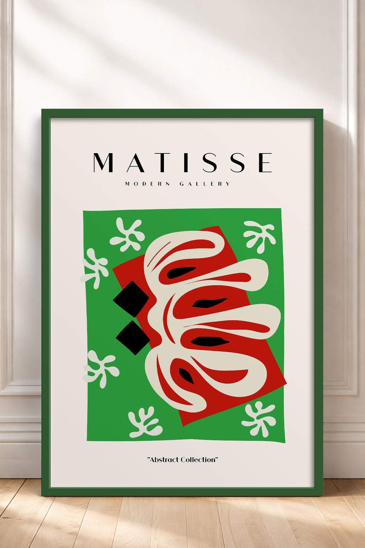 HOMEPACK Ahşap Çerçeveli Tablo Çerçeveli Poster Sanatsal Modern Duvar Dekoru MATISSE-08