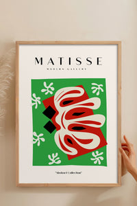 HOMEPACK Ahşap Çerçeveli Tablo Çerçeveli Poster Sanatsal Modern Duvar Dekoru MATISSE-08