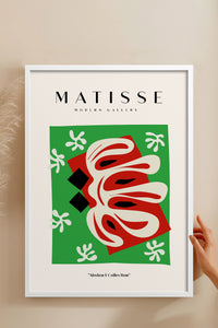 HOMEPACK Ahşap Çerçeveli Tablo Çerçeveli Poster Sanatsal Modern Duvar Dekoru MATISSE-08