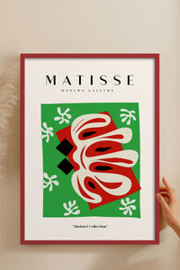 HOMEPACK Ahşap Çerçeveli Tablo Çerçeveli Poster Sanatsal Modern Duvar Dekoru MATISSE-08