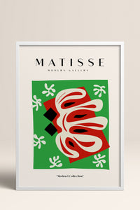 HOMEPACK Ahşap Çerçeveli Tablo Çerçeveli Poster Sanatsal Modern Duvar Dekoru MATISSE-08