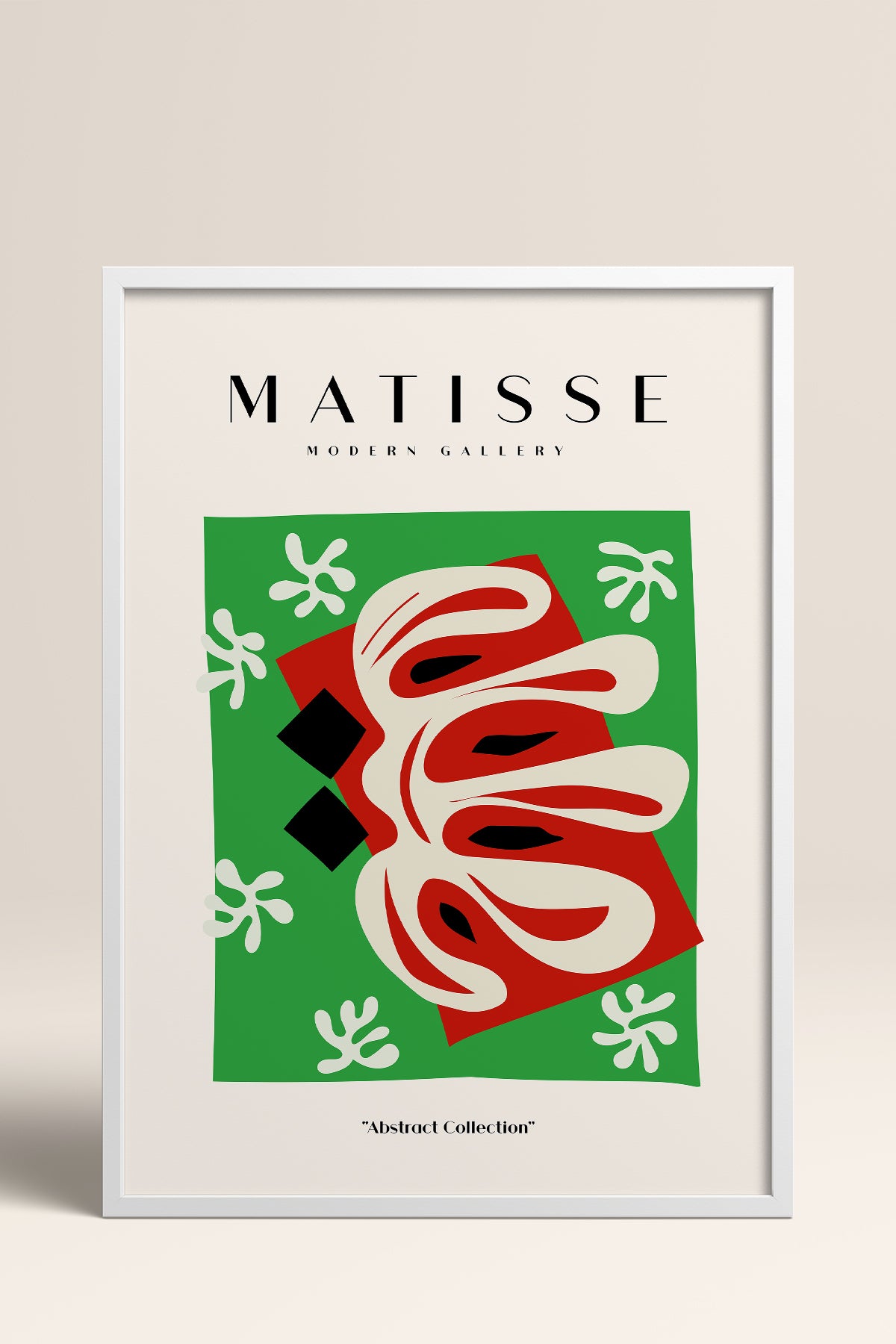 HOMEPACK Ahşap Çerçeveli Tablo Çerçeveli Poster Sanatsal Modern Duvar Dekoru MATISSE-08