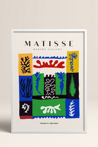 HOMEPACK Ahşap Çerçeveli Tablo Çerçeveli Poster Sanatsal Modern Duvar Dekoru MATISSE-09