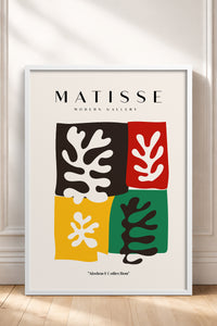 HOMEPACK Ahşap Çerçeveli Tablo Çerçeveli Poster Sanatsal Modern Duvar Dekoru MATISSE-11
