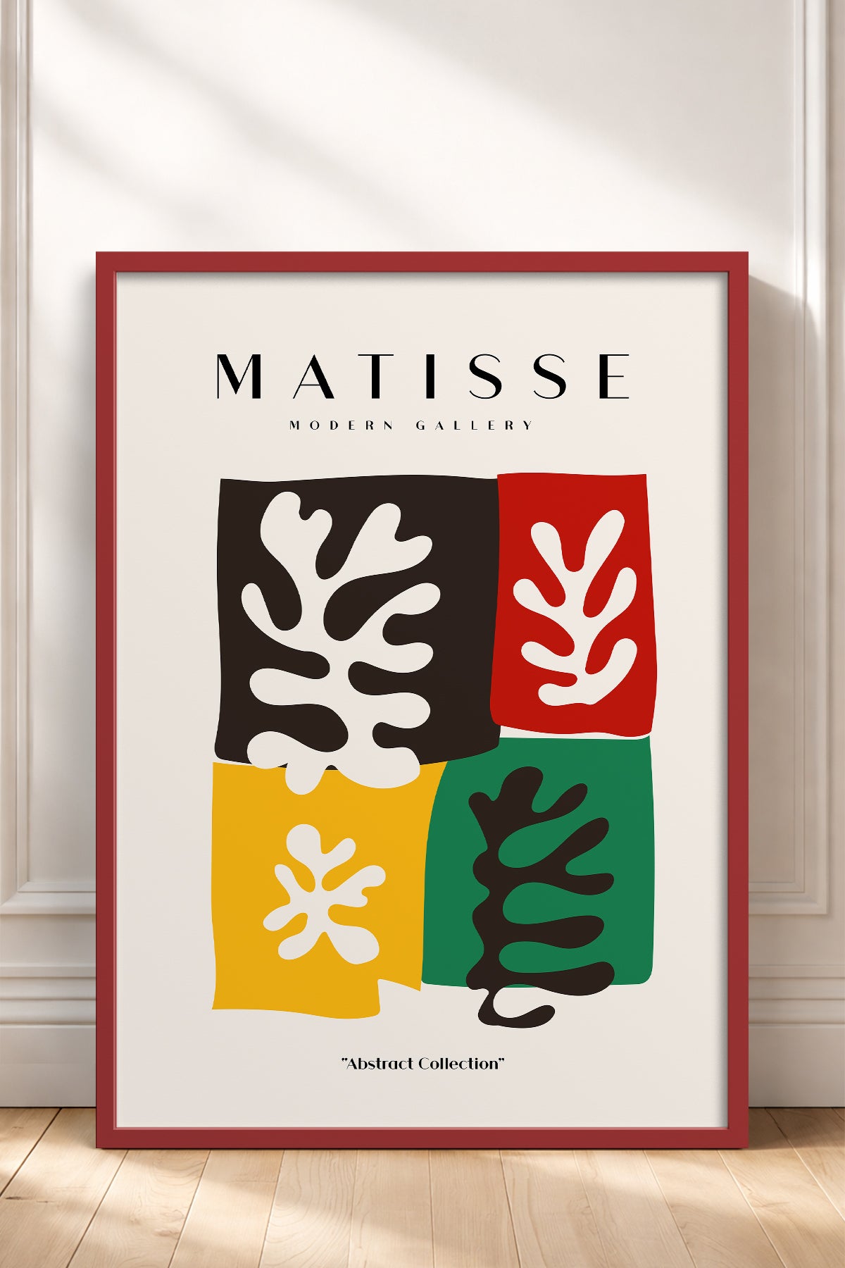 HOMEPACK Ahşap Çerçeveli Tablo Çerçeveli Poster Sanatsal Modern Duvar Dekoru MATISSE-11
