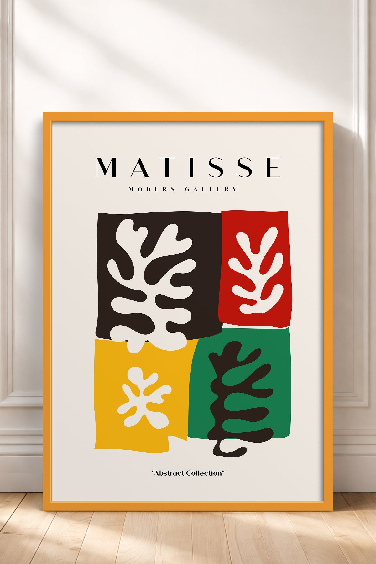 HOMEPACK Ahşap Çerçeveli Tablo Çerçeveli Poster Sanatsal Modern Duvar Dekoru MATISSE-11