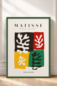 HOMEPACK Ahşap Çerçeveli Tablo Çerçeveli Poster Sanatsal Modern Duvar Dekoru MATISSE-11