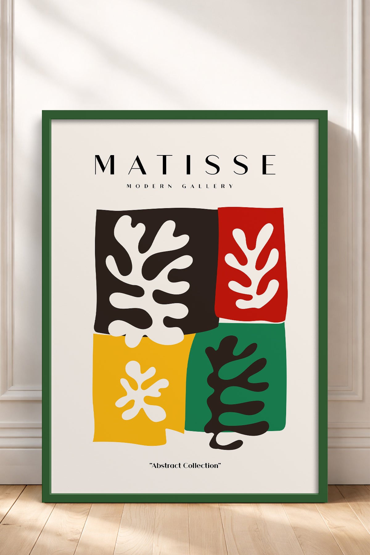 HOMEPACK Ahşap Çerçeveli Tablo Çerçeveli Poster Sanatsal Modern Duvar Dekoru MATISSE-11