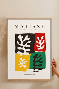 HOMEPACK Ahşap Çerçeveli Tablo Çerçeveli Poster Sanatsal Modern Duvar Dekoru MATISSE-11