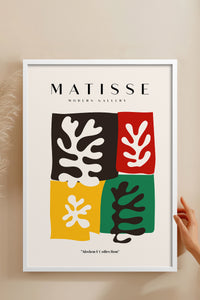 HOMEPACK Ahşap Çerçeveli Tablo Çerçeveli Poster Sanatsal Modern Duvar Dekoru MATISSE-11