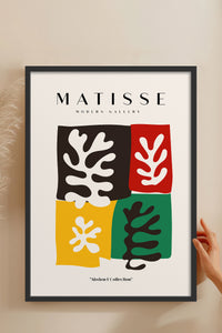 HOMEPACK Ahşap Çerçeveli Tablo Çerçeveli Poster Sanatsal Modern Duvar Dekoru MATISSE-11