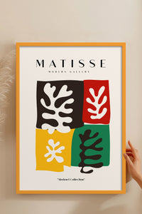 HOMEPACK Ahşap Çerçeveli Tablo Çerçeveli Poster Sanatsal Modern Duvar Dekoru MATISSE-11