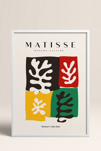HOMEPACK Ahşap Çerçeveli Tablo Çerçeveli Poster Sanatsal Modern Duvar Dekoru MATISSE-11