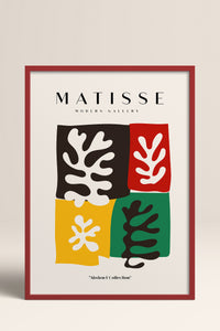 HOMEPACK Ahşap Çerçeveli Tablo Çerçeveli Poster Sanatsal Modern Duvar Dekoru MATISSE-11