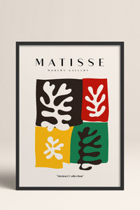 HOMEPACK Ahşap Çerçeveli Tablo Çerçeveli Poster Sanatsal Modern Duvar Dekoru MATISSE-11