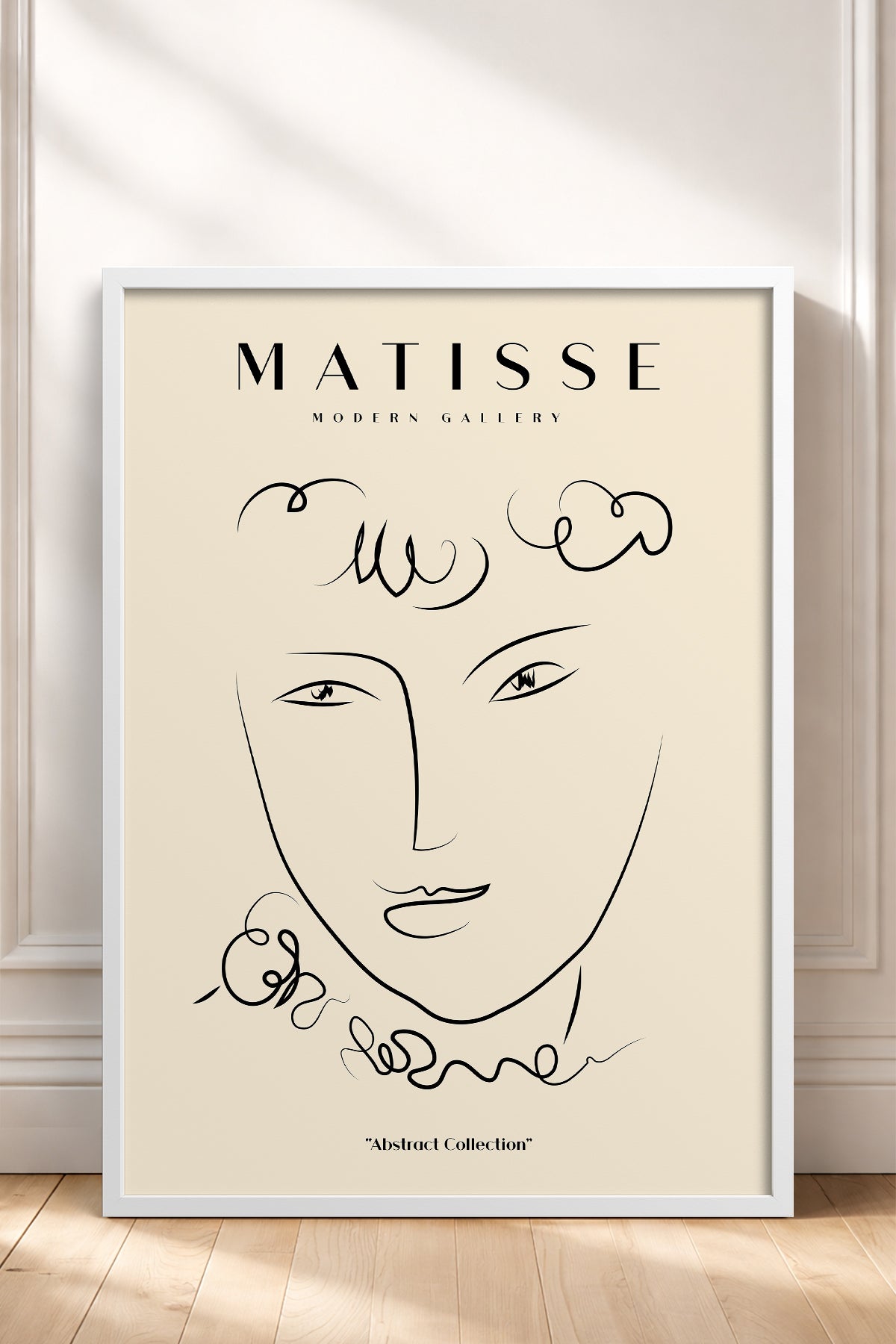 HOMEPACK Ahşap Çerçeveli Tablo Çerçeveli Poster Sanatsal Modern Duvar Dekoru MATISSE-12