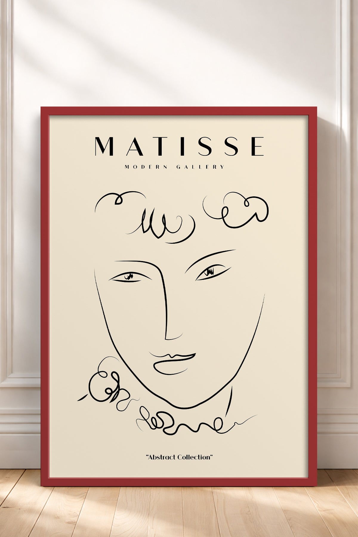 HOMEPACK Ahşap Çerçeveli Tablo Çerçeveli Poster Sanatsal Modern Duvar Dekoru MATISSE-12