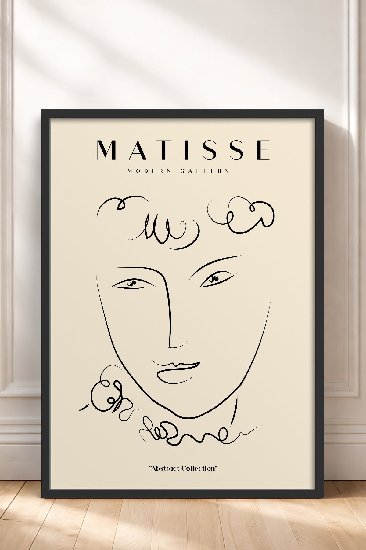 HOMEPACK Ahşap Çerçeveli Tablo Çerçeveli Poster Sanatsal Modern Duvar Dekoru MATISSE-12
