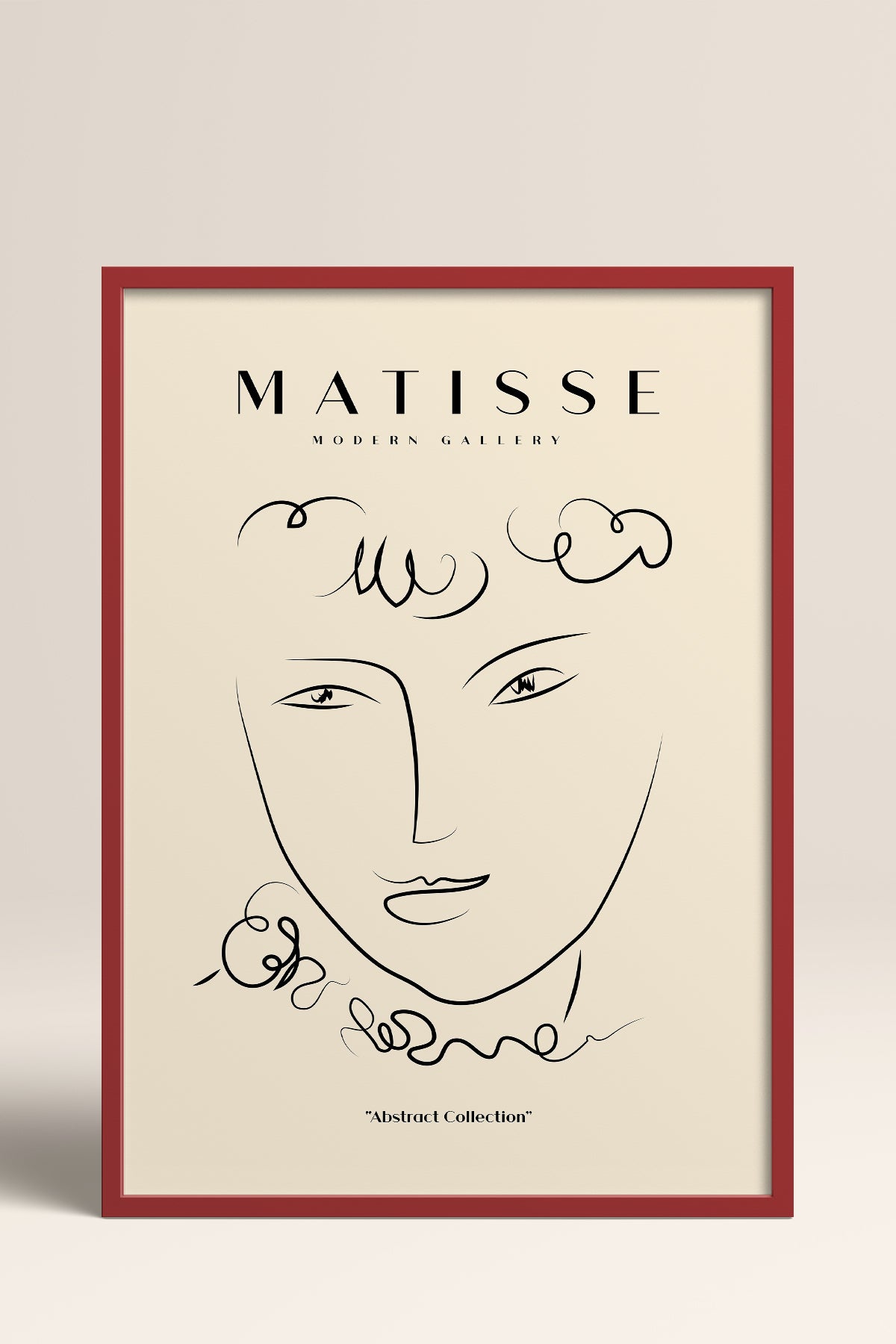HOMEPACK Ahşap Çerçeveli Tablo Çerçeveli Poster Sanatsal Modern Duvar Dekoru MATISSE-12