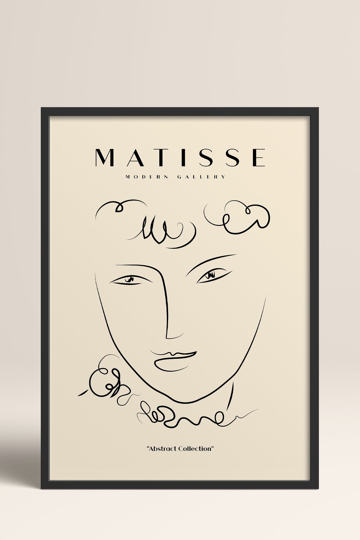 HOMEPACK Ahşap Çerçeveli Tablo Çerçeveli Poster Sanatsal Modern Duvar Dekoru MATISSE-12