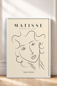 HOMEPACK Ahşap Çerçeveli Tablo Çerçeveli Poster Sanatsal Modern Duvar Dekoru MATISSE-13