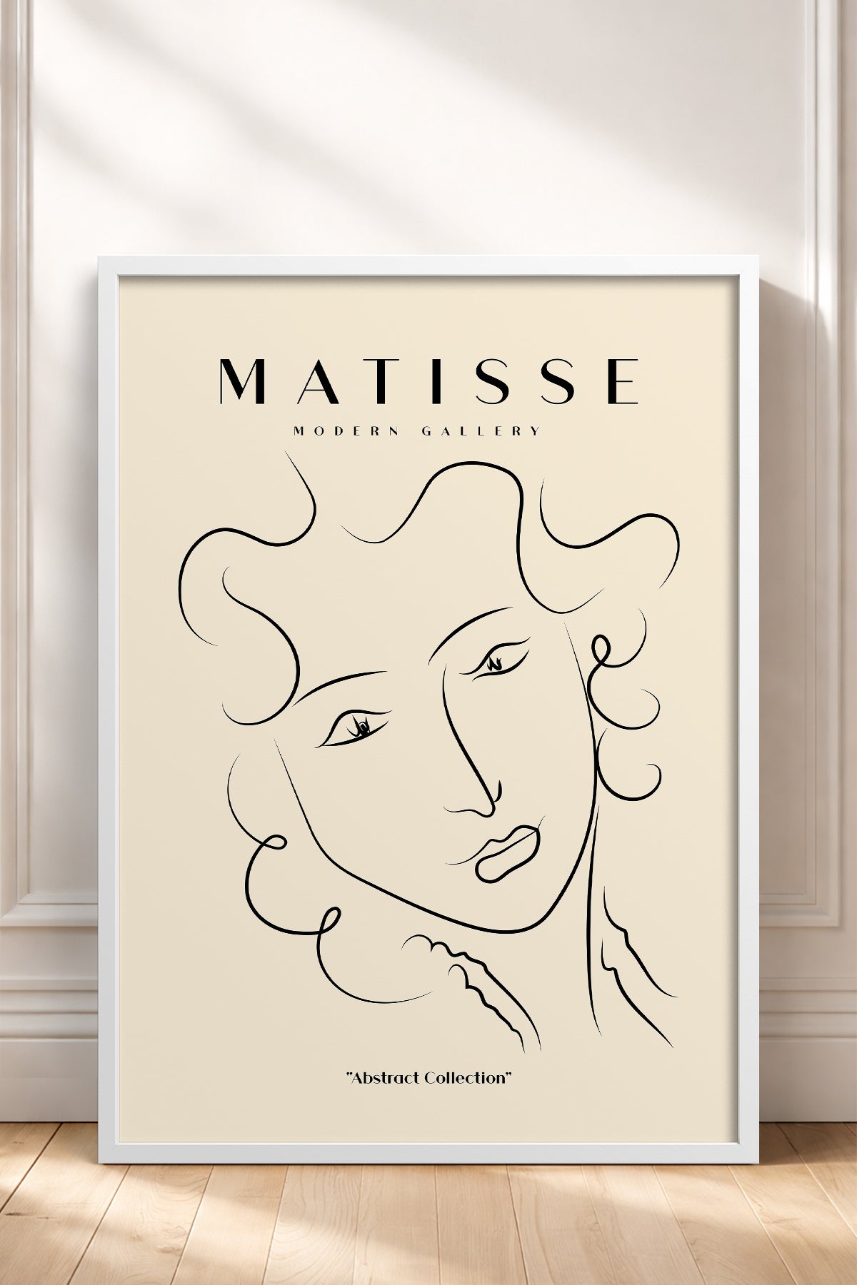 HOMEPACK Ahşap Çerçeveli Tablo Çerçeveli Poster Sanatsal Modern Duvar Dekoru MATISSE-13