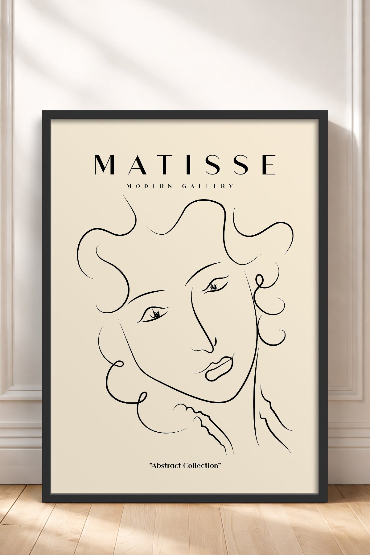 HOMEPACK Ahşap Çerçeveli Tablo Çerçeveli Poster Sanatsal Modern Duvar Dekoru MATISSE-13