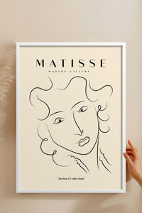 HOMEPACK Ahşap Çerçeveli Tablo Çerçeveli Poster Sanatsal Modern Duvar Dekoru MATISSE-13