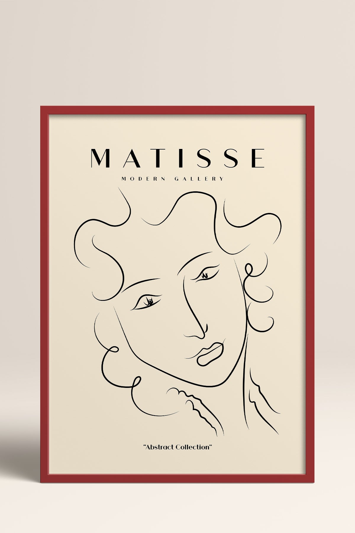 HOMEPACK Ahşap Çerçeveli Tablo Çerçeveli Poster Sanatsal Modern Duvar Dekoru MATISSE-13