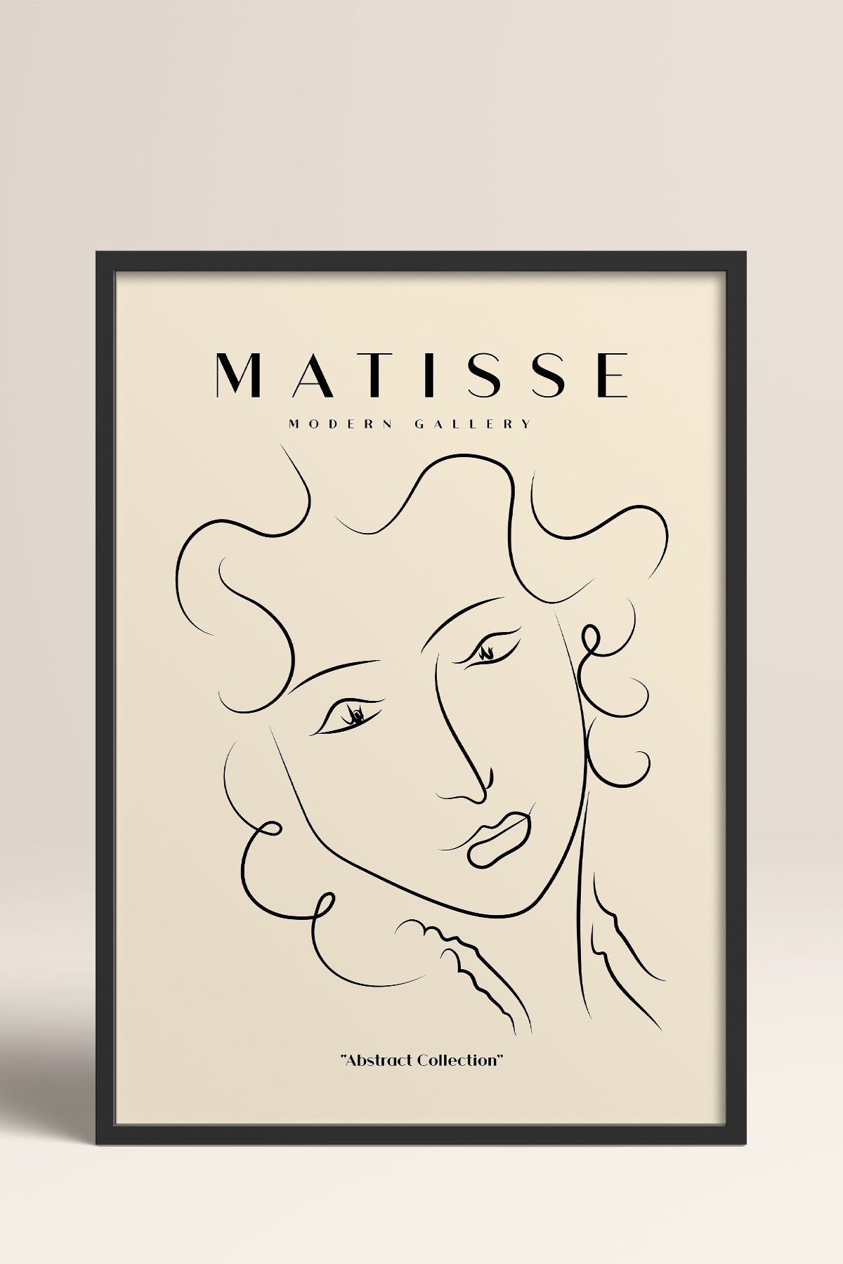 HOMEPACK Ahşap Çerçeveli Tablo Çerçeveli Poster Sanatsal Modern Duvar Dekoru MATISSE-13