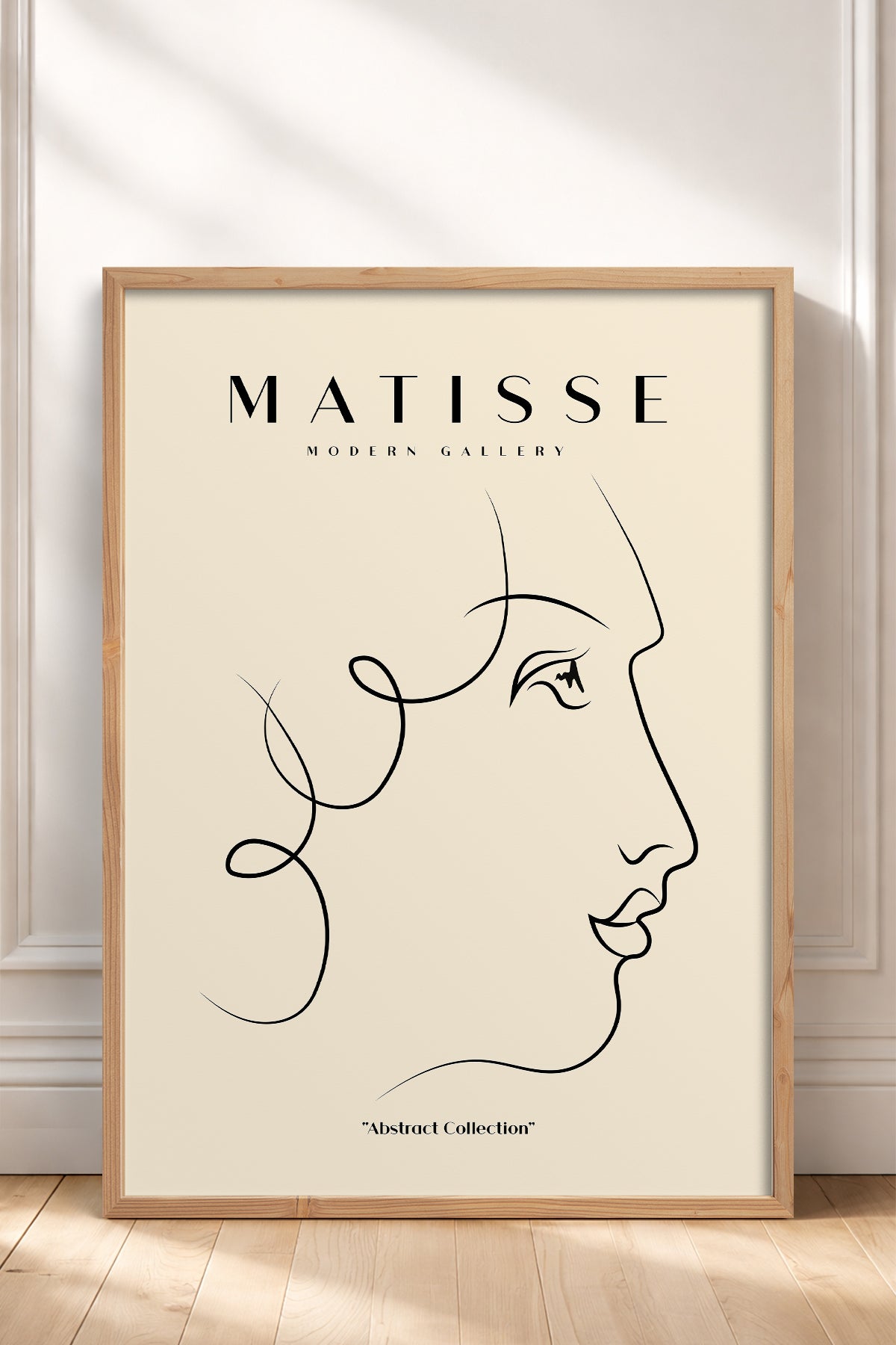 HOMEPACK Ahşap Çerçeveli Tablo Çerçeveli Poster Sanatsal Modern Duvar Dekoru MATISSE-14