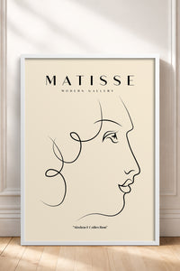 HOMEPACK Ahşap Çerçeveli Tablo Çerçeveli Poster Sanatsal Modern Duvar Dekoru MATISSE-14