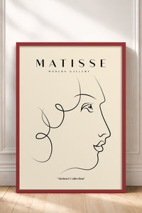 HOMEPACK Ahşap Çerçeveli Tablo Çerçeveli Poster Sanatsal Modern Duvar Dekoru MATISSE-14