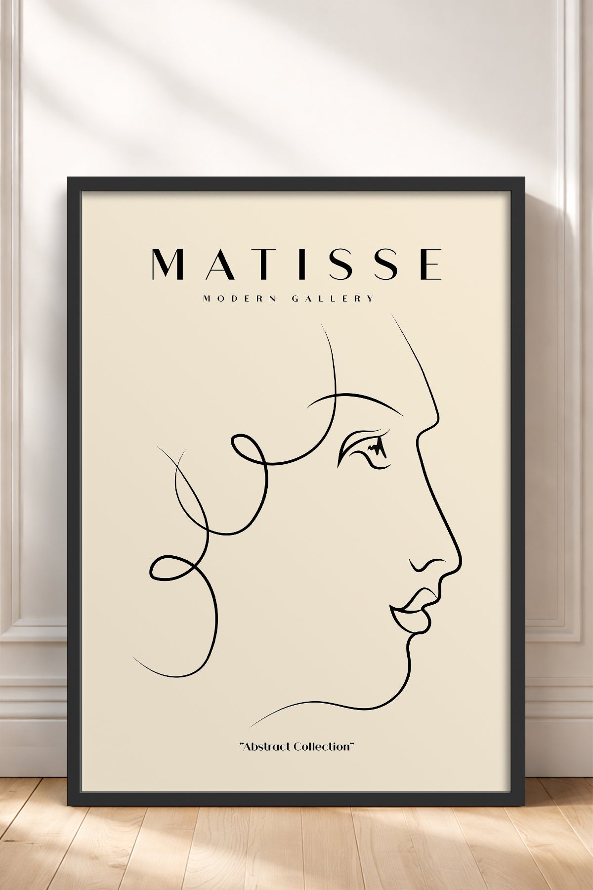 HOMEPACK Ahşap Çerçeveli Tablo Çerçeveli Poster Sanatsal Modern Duvar Dekoru MATISSE-14