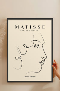 HOMEPACK Ahşap Çerçeveli Tablo Çerçeveli Poster Sanatsal Modern Duvar Dekoru MATISSE-14