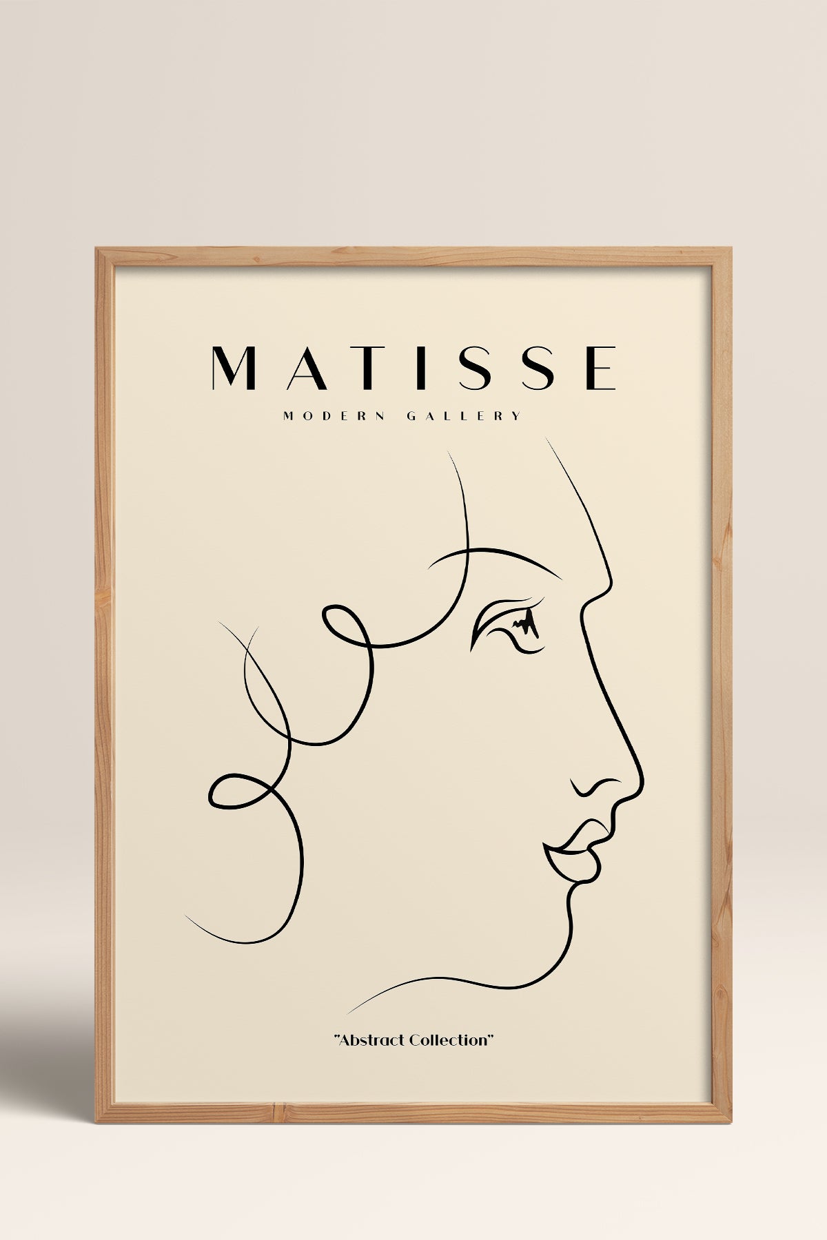 HOMEPACK Ahşap Çerçeveli Tablo Çerçeveli Poster Sanatsal Modern Duvar Dekoru MATISSE-14